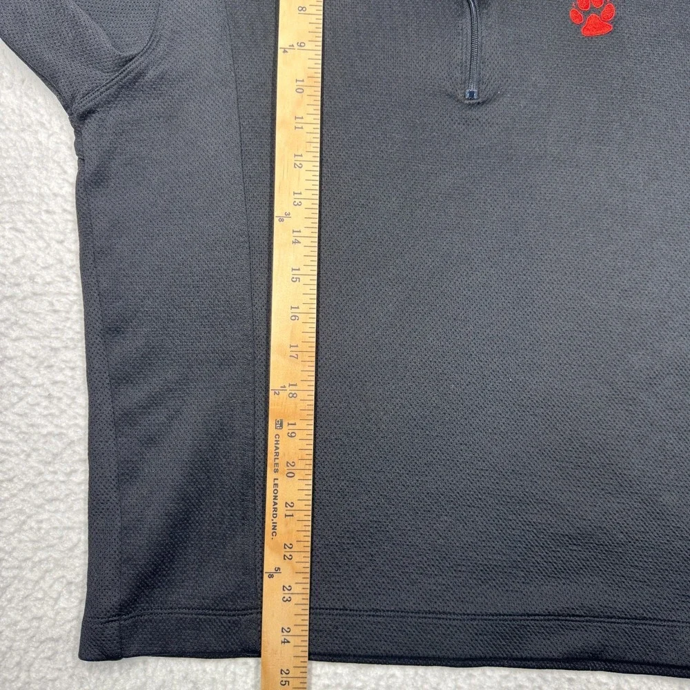 Nike Sport Cover Up Golf 1/4 Zip Pullover Black 400099-010 Men's Size M‎